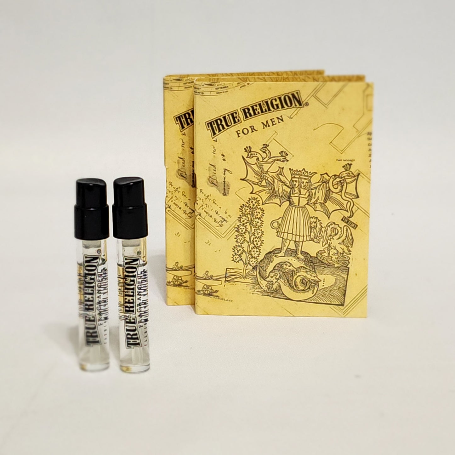 5 Sample Vials: True Religion men 0.05 oz / 1.52 ml EDT Spray