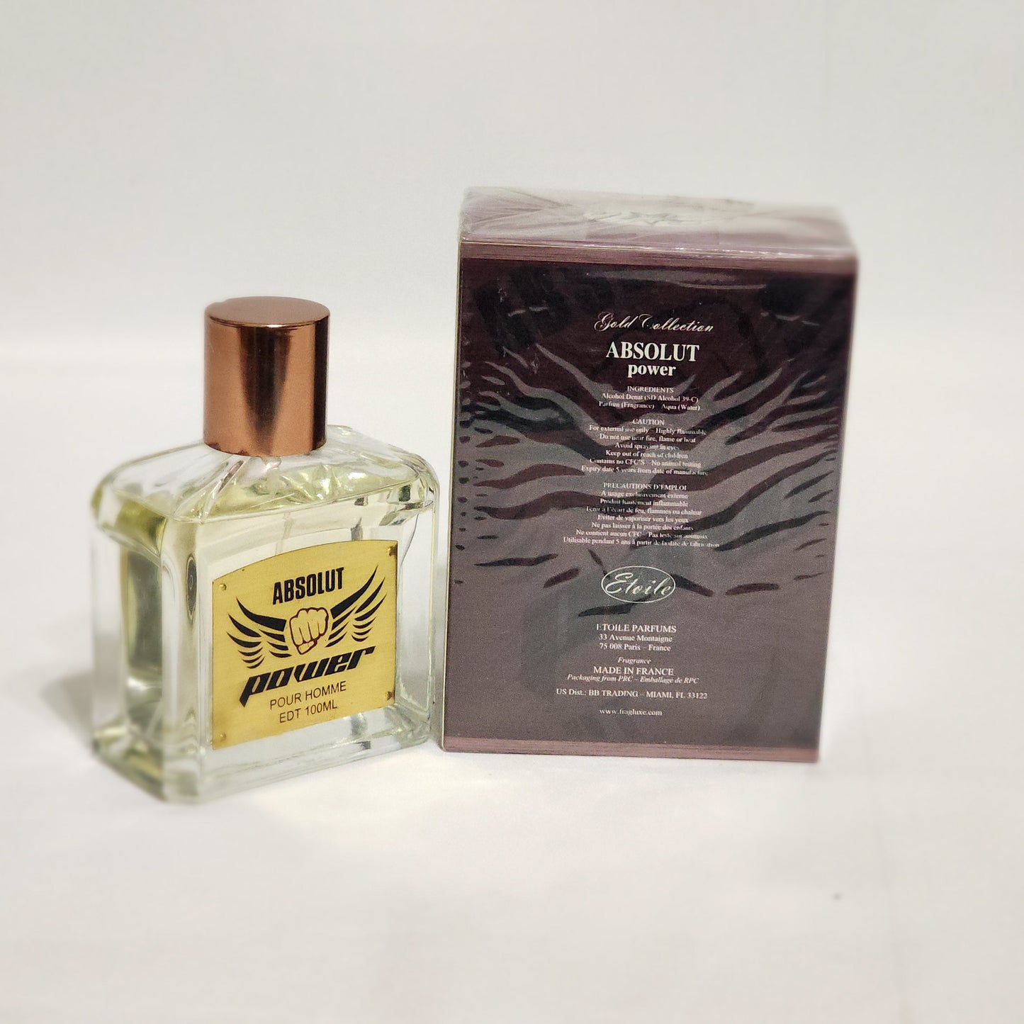 Absolut Power Pour Homme by Etoile Men Fragrance 3.4 fl.oz / 100 ml eau de toilette Spray