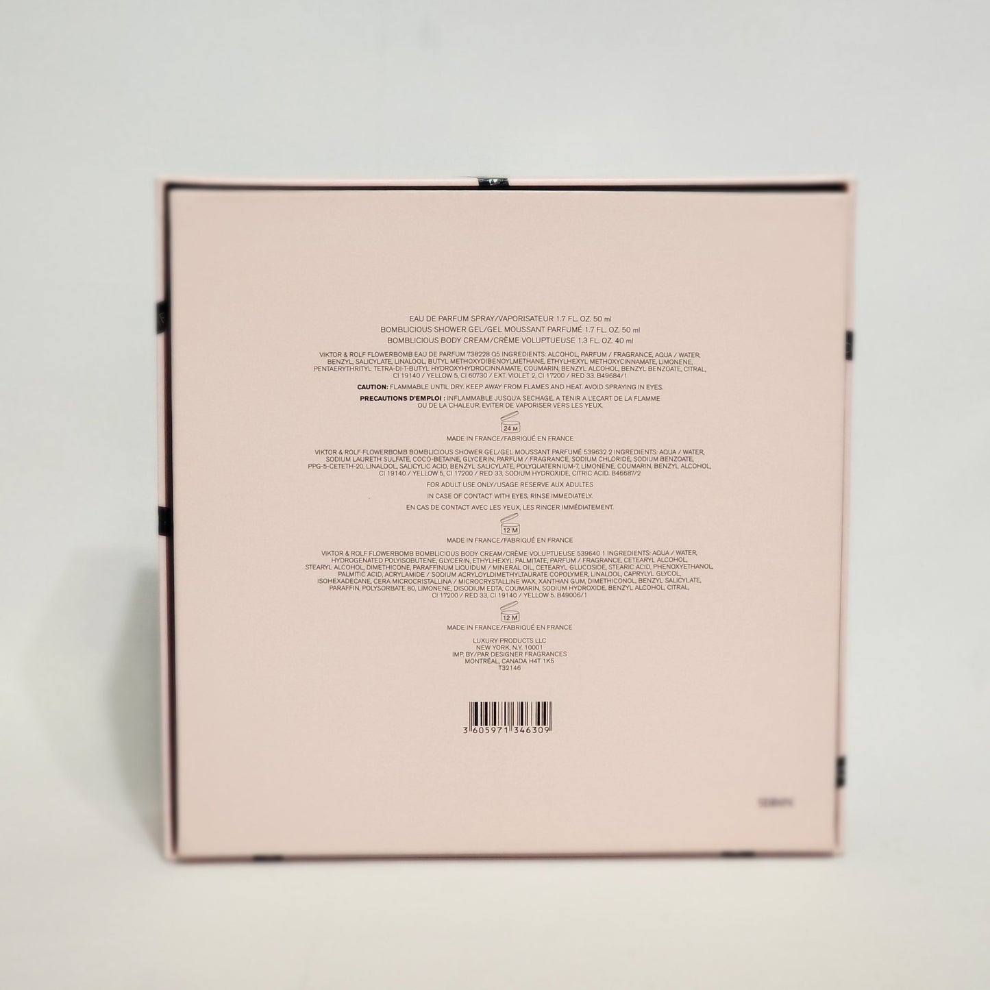 Flowerbomb by Viktor and Rolf 3PCs 1.7 oz EDP spray Women Set