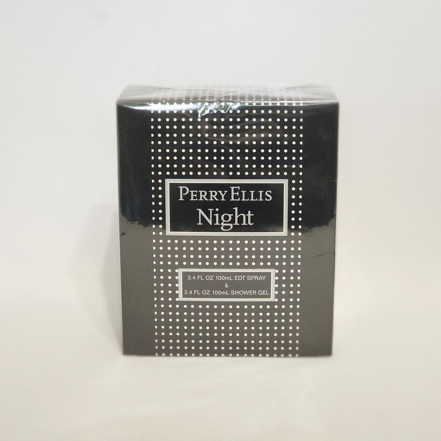 Perry Ellis Night 2PCs men set, 3.4 oz EDT spray + 3.4 shower gel
