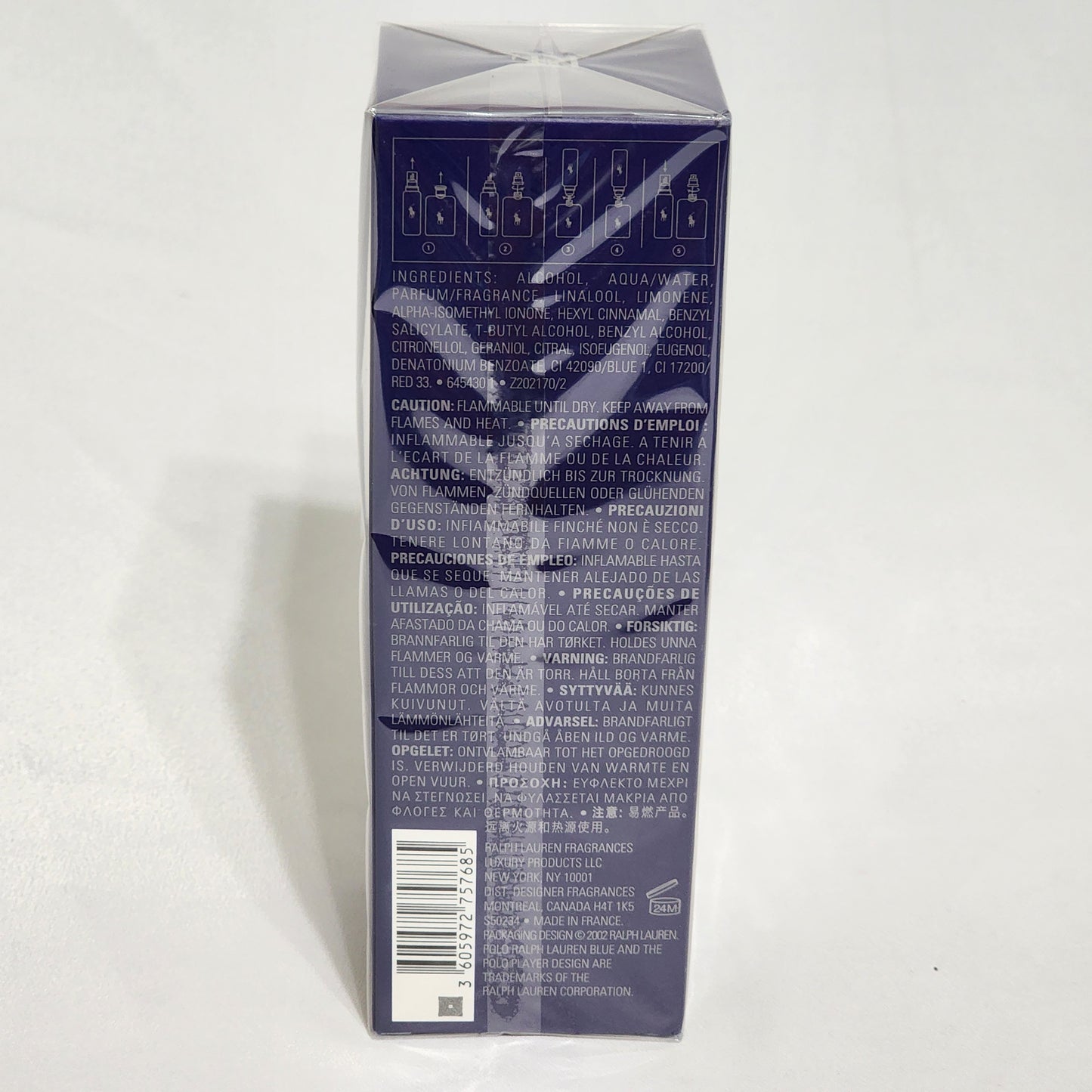 Polo Blue Ralph Lauren Men 5.1 oz / 150 ml eau de toilette Refill / Recharge