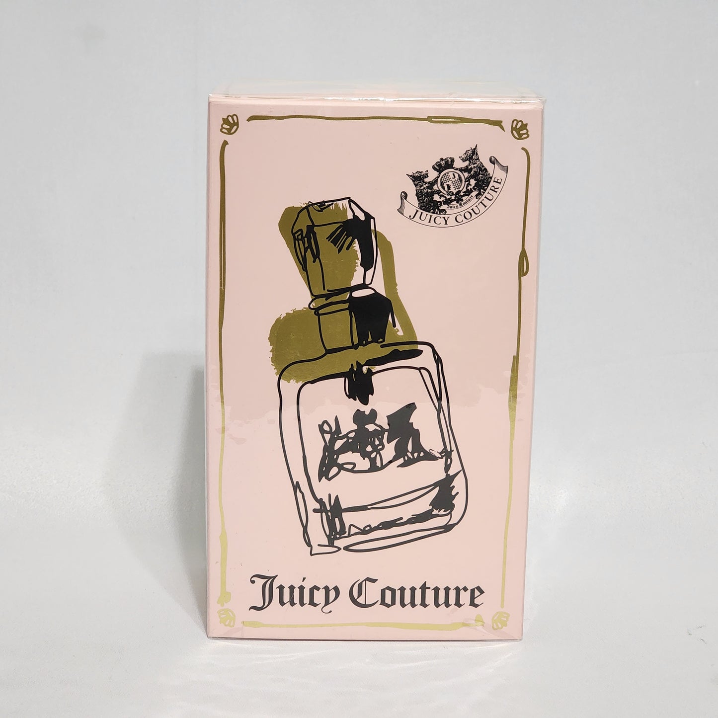 Juicy Couture Traveler's Exclusive Perfume Set For Women 3.4 oz with Cosmetic Bag - vintage