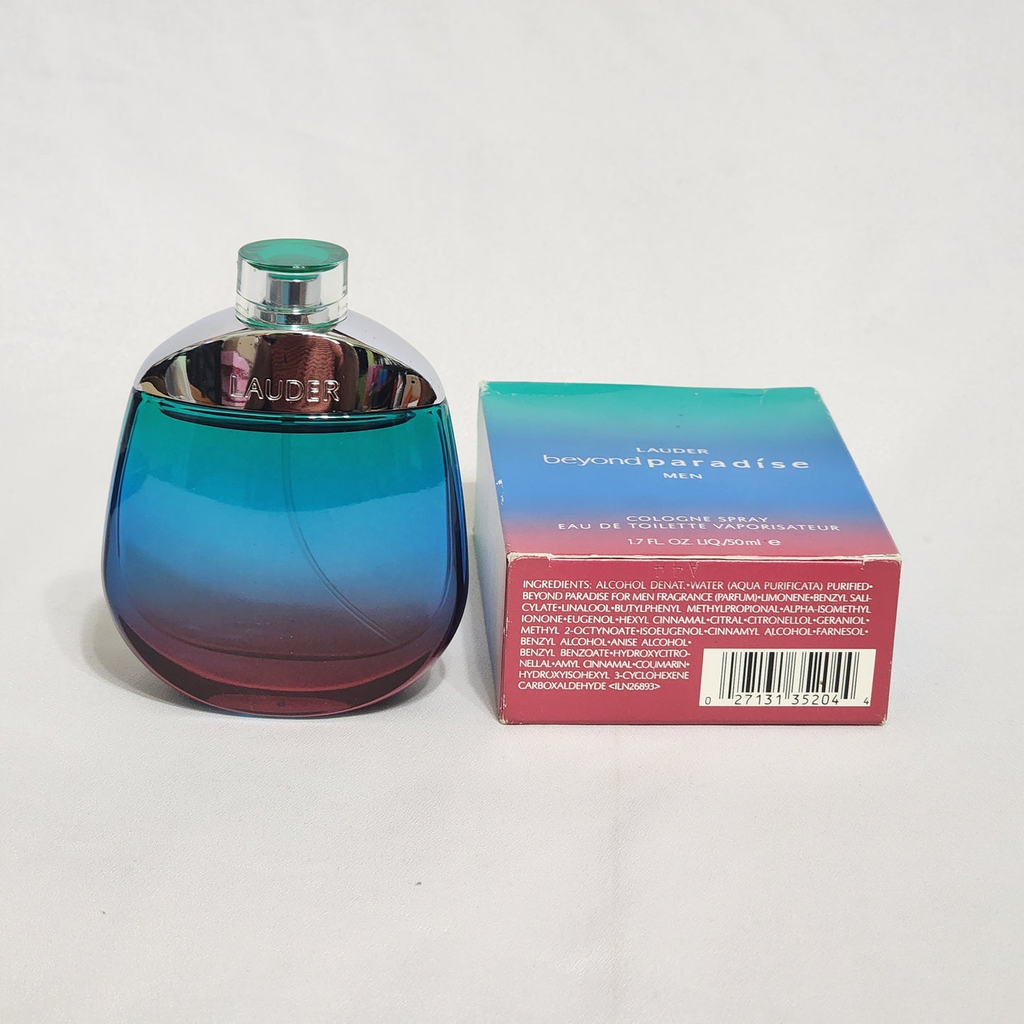 Beyond Paradise by Estee Lauder for men 1.7 fl.oz / 50 ml spray, damaged box *rare