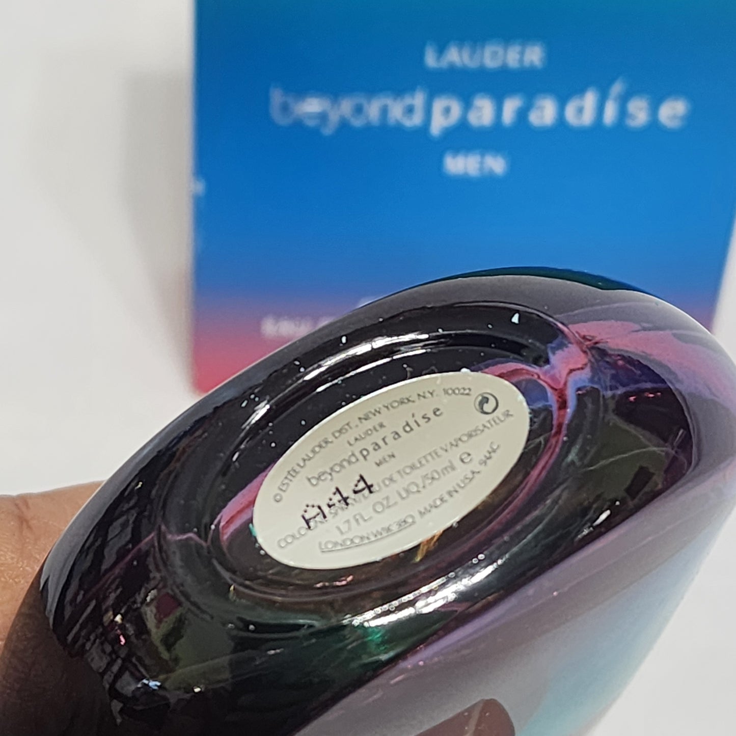 Beyond Paradise by Estee Lauder for men 1.7 fl.oz / 50 ml spray, damaged box *rare