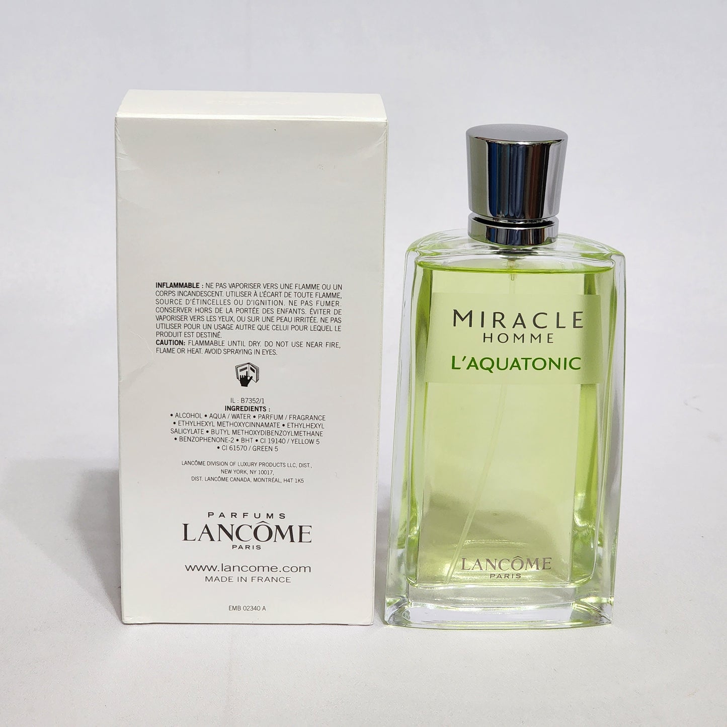 Miracle LAquatonic by Lancome for Men - 4.2 oz EDT Spray