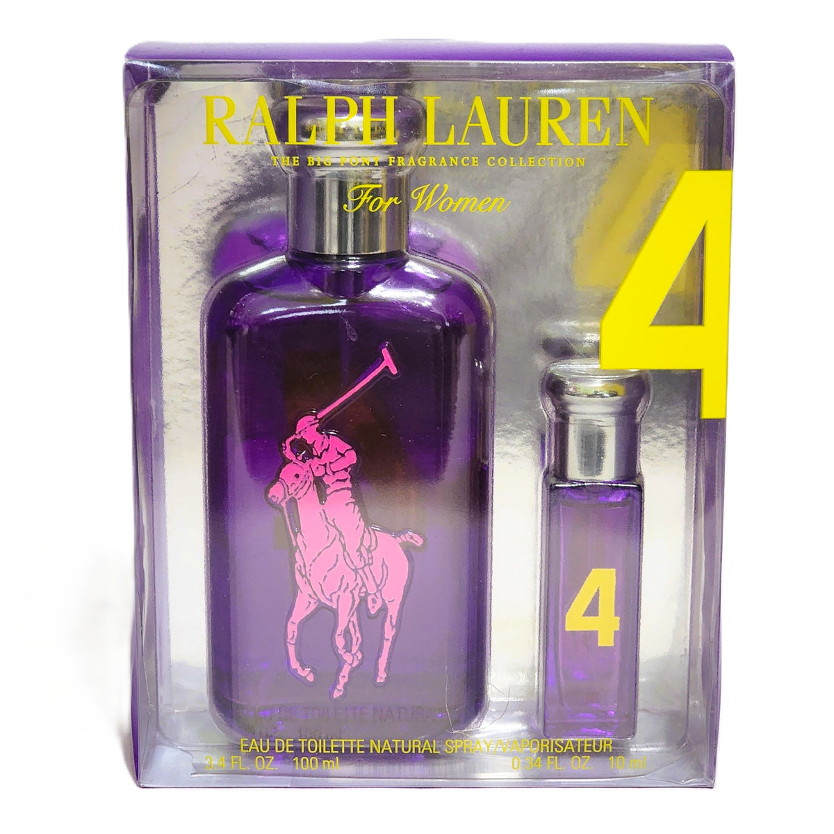 Big Pony 4 by Ralph Lauren Women's 2-Piece EDT Spray Set - 3.4 oz / 100 ml + 0.34 oz / 10 ml
