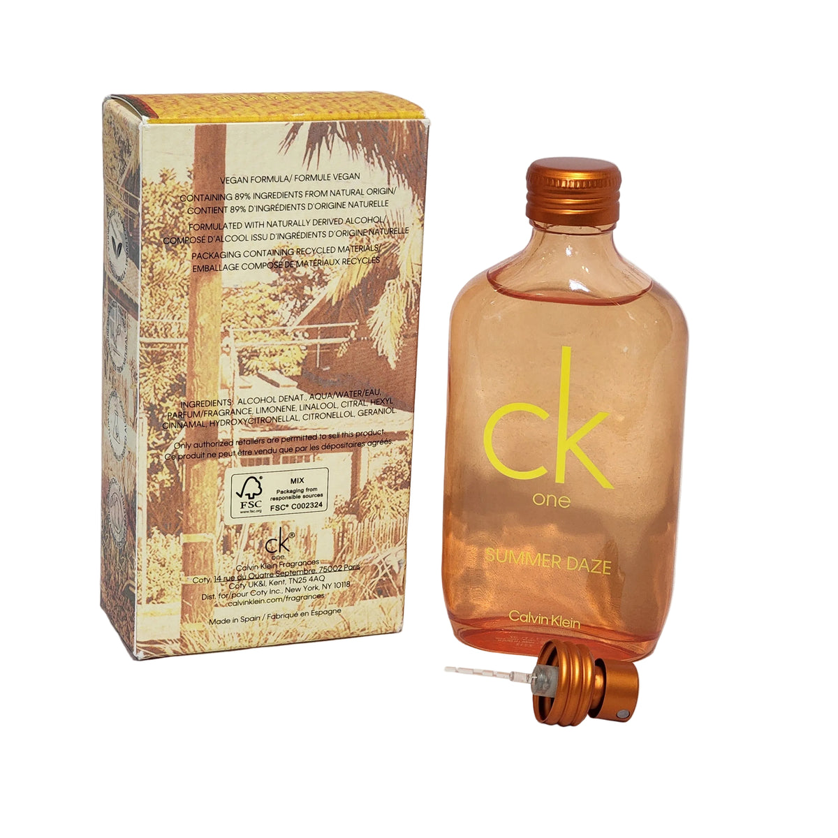 Calvin Klein CK One Summer Daze 2022 – Rare Discontinued Limited Edition Unisex EDT