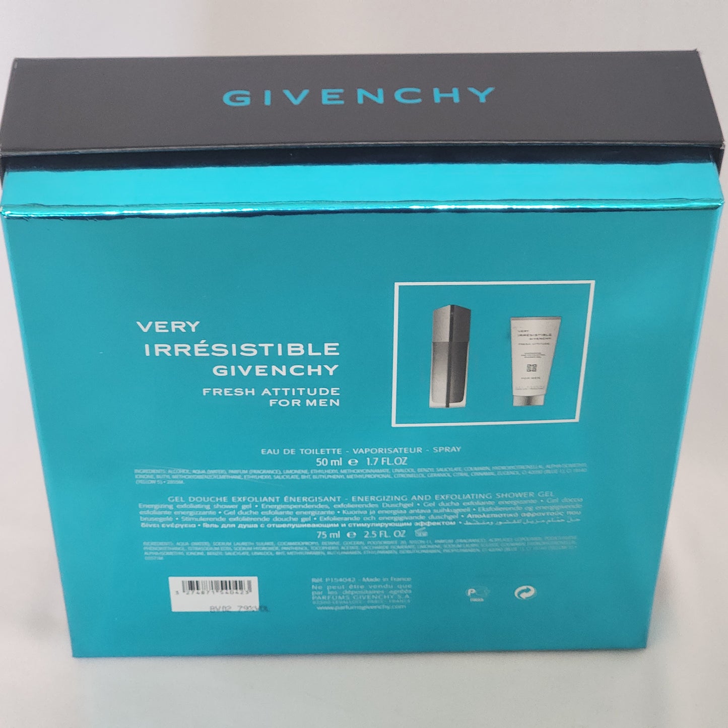 Givenchy Very Irresistible Fresh Attitude 2PCs set, 1.7 EDT spray + 2.5 oz Gel - Vintage Rage