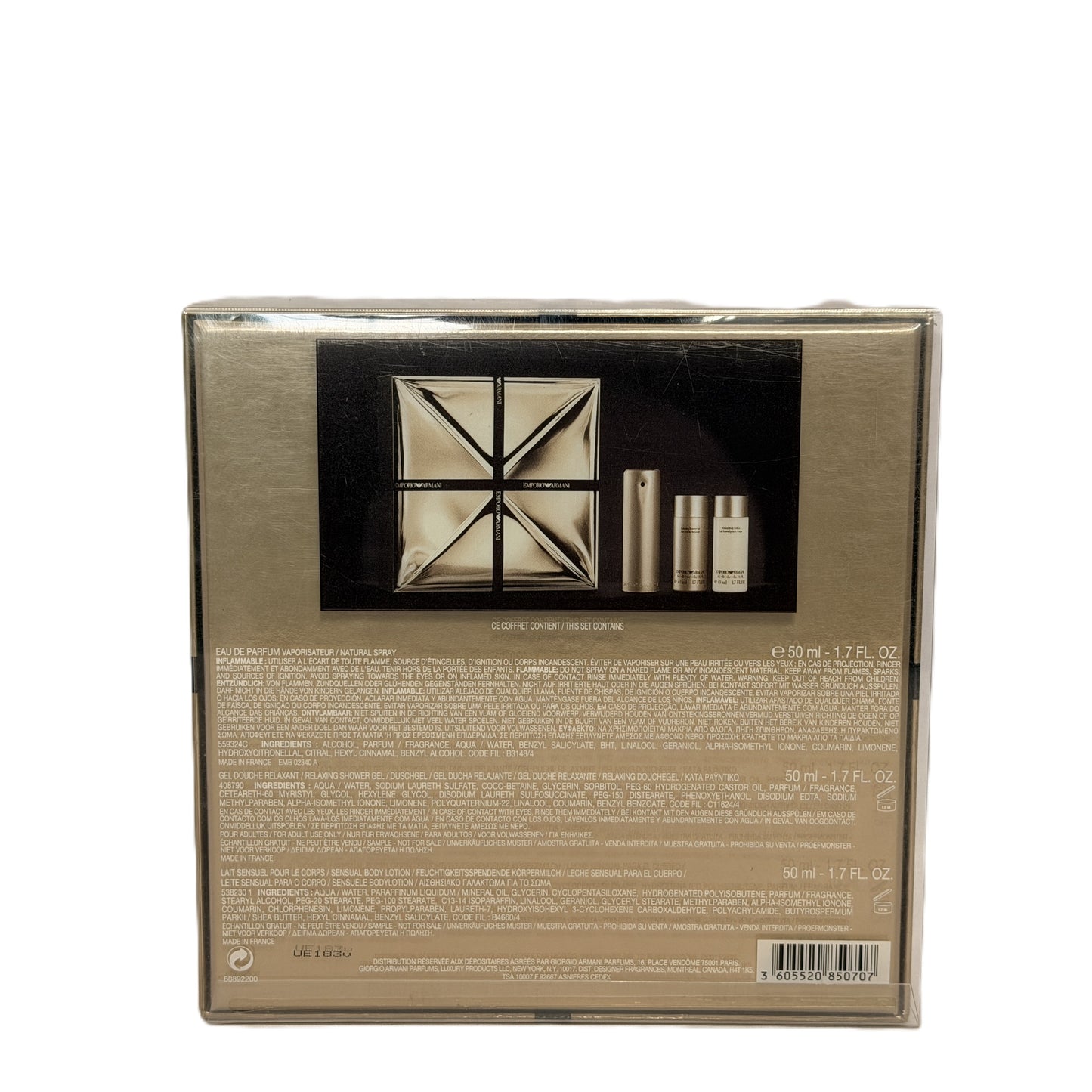 Emporio Armani Her (She) by Giorgio Armani, 3 Piece Gift Set for Women