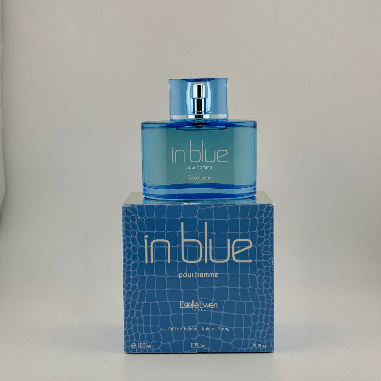 In Blue by Estelle Ewen for Men 3.4 fl.oz / 100 ml eau de Toilette spray - vintage