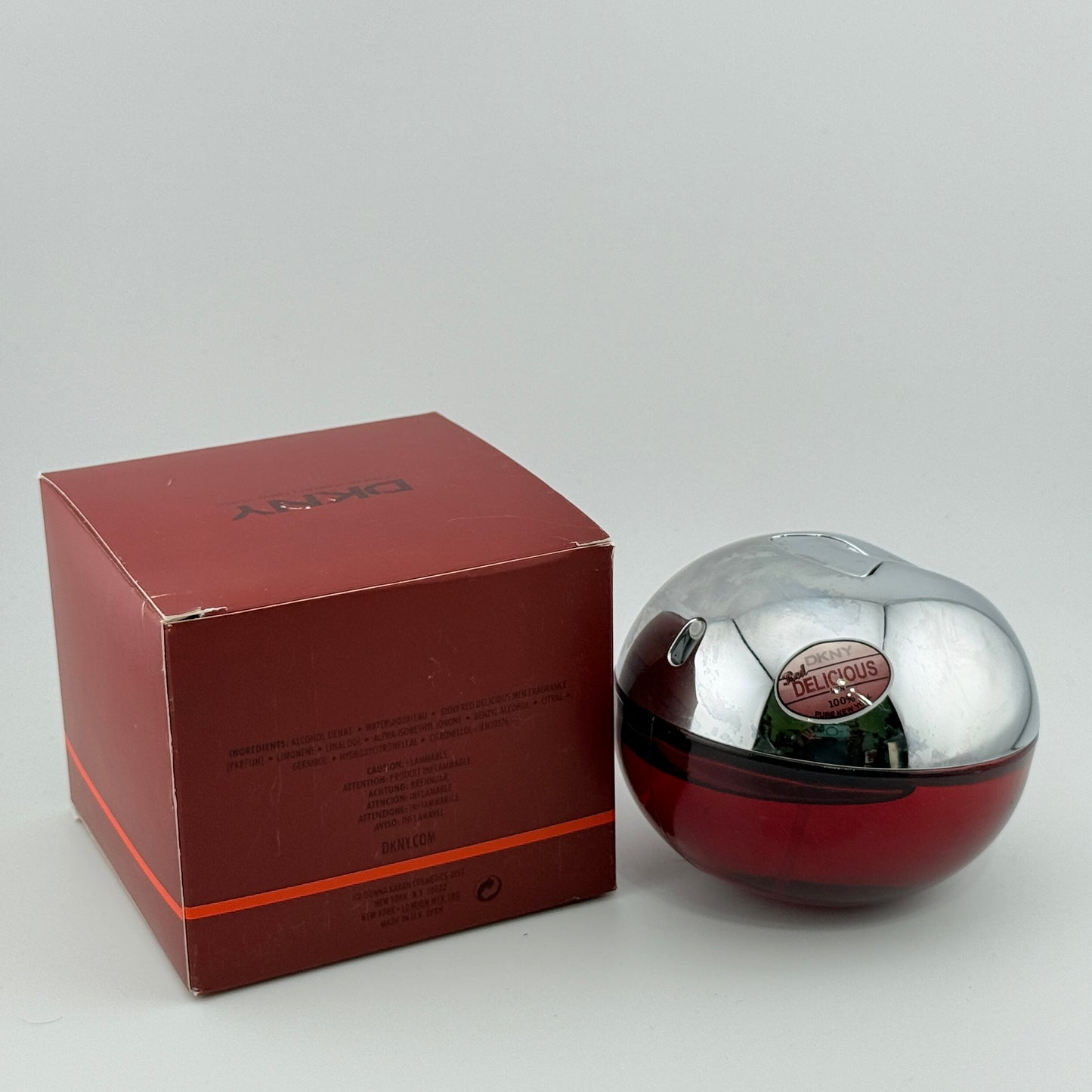 Vintage: Red Delicious by DKNY for men, 3.4 fl.oz / 100 ml eau de toilette spray