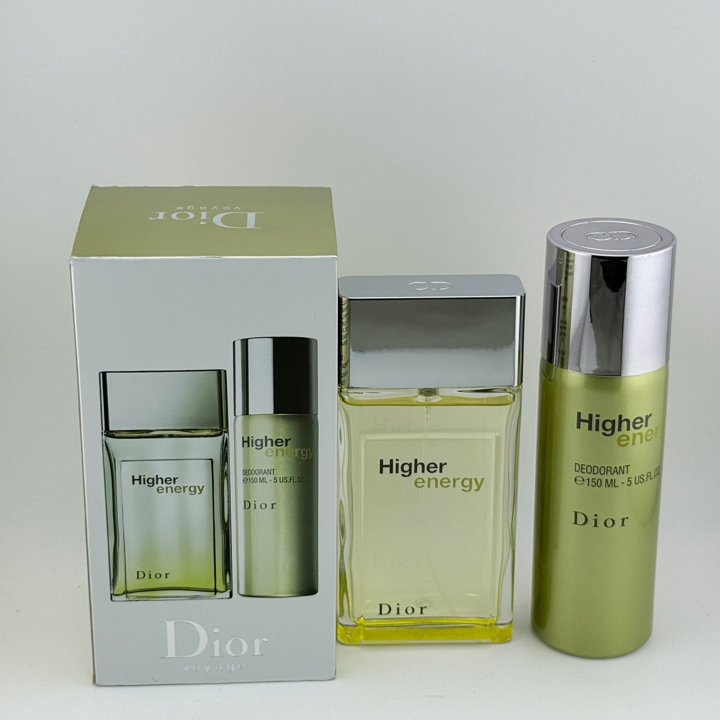 Vintage: Higher Energy by Dior 2PCs Men's fragrance set - 3.4 oz + Deo spray
