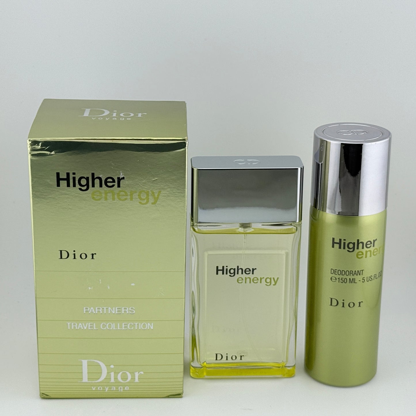 Vintage: Higher Energy by Dior 2PCs Men's fragrance set - 3.4 oz + Deo spray