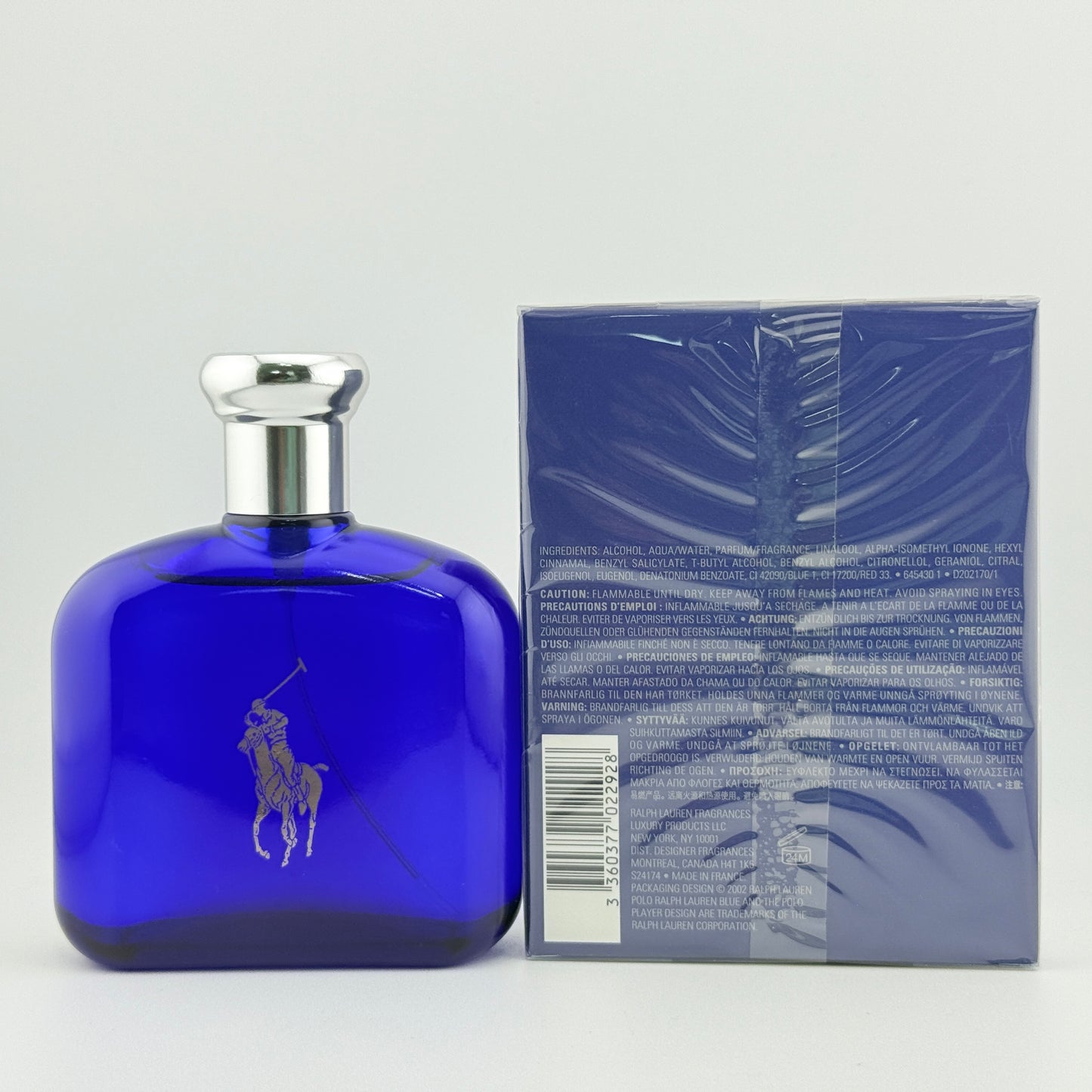 Polo Blue by Ralph Lauren for Men, 4.2 fl.oz / 125 ml eau de toilette spray - Vintage