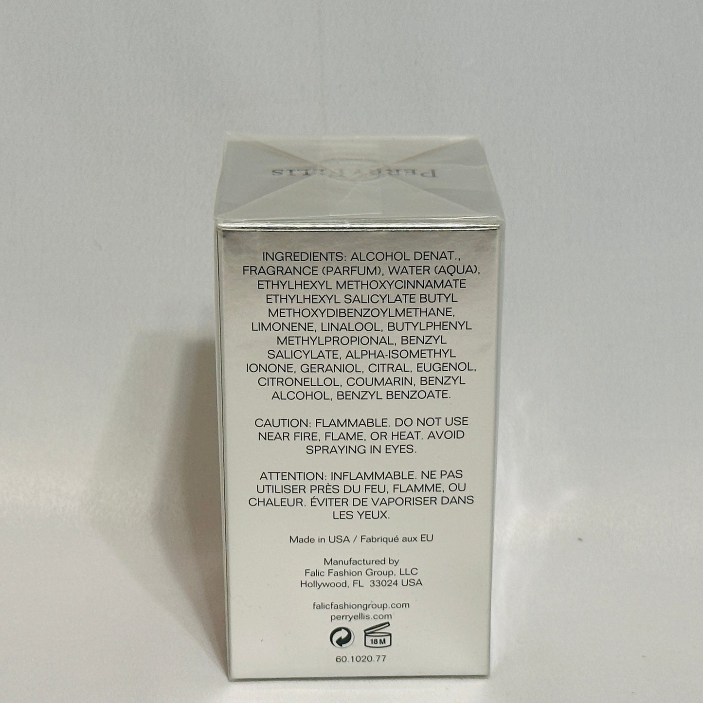 Perry Ellis Platinum Label for men 3.4 fl.oz / 100 ml eau de toilette spray
