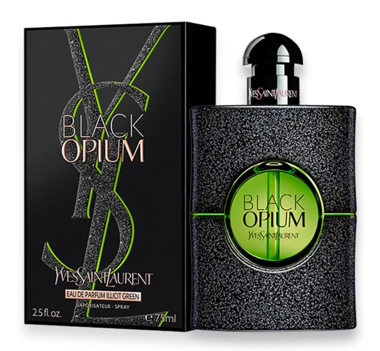 Black Opium Illicit Green by YSL for Women – Rare & Hard to Find EDP