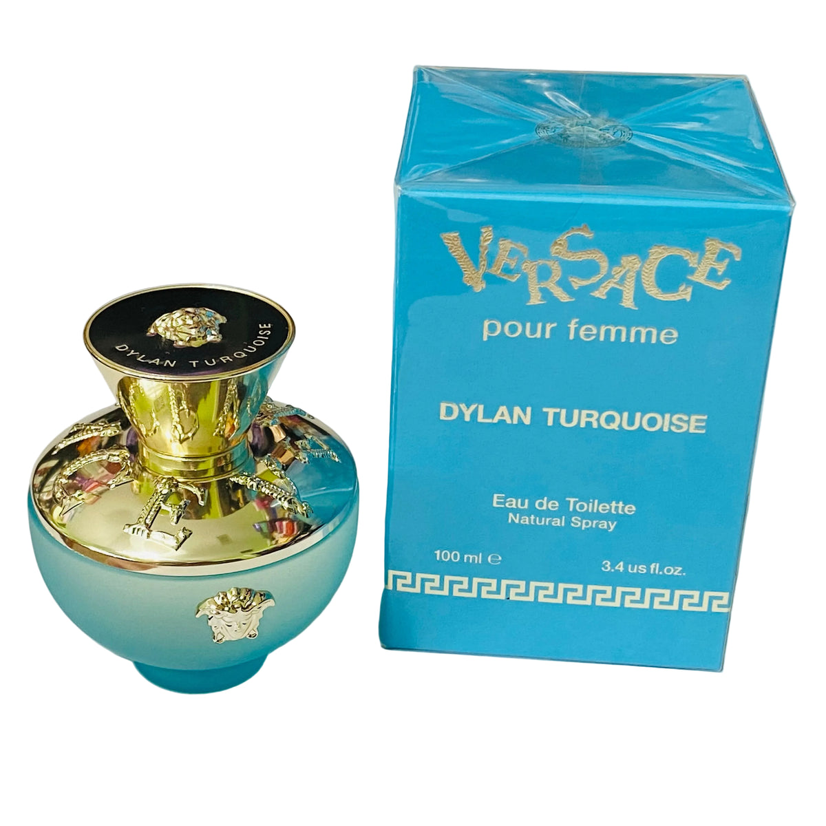 Versace Dylan Turquoise for Women EDT 3.4 oz | Fresh Aquatic Fragrance | Brand New Sealed