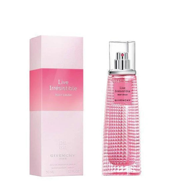 Live Irrésistible Rosy Crush by Givenchy for Women | 50 ml / 1.7 fl oz EDP Spray | New Cellophane-Wrapped Box