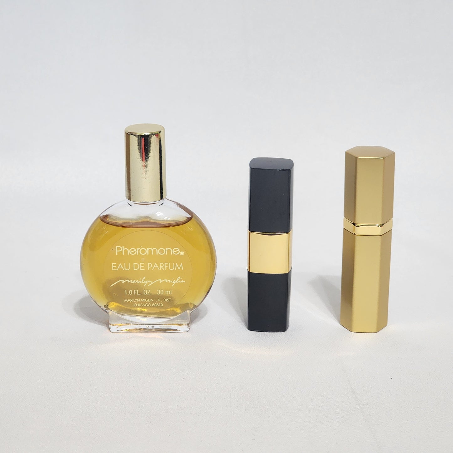 PHEROMONE 1/5 FL.OZ EDP Spray+1.0 EDP+ 0.16OZ LIPSTICK, IN A RED HEART BOX