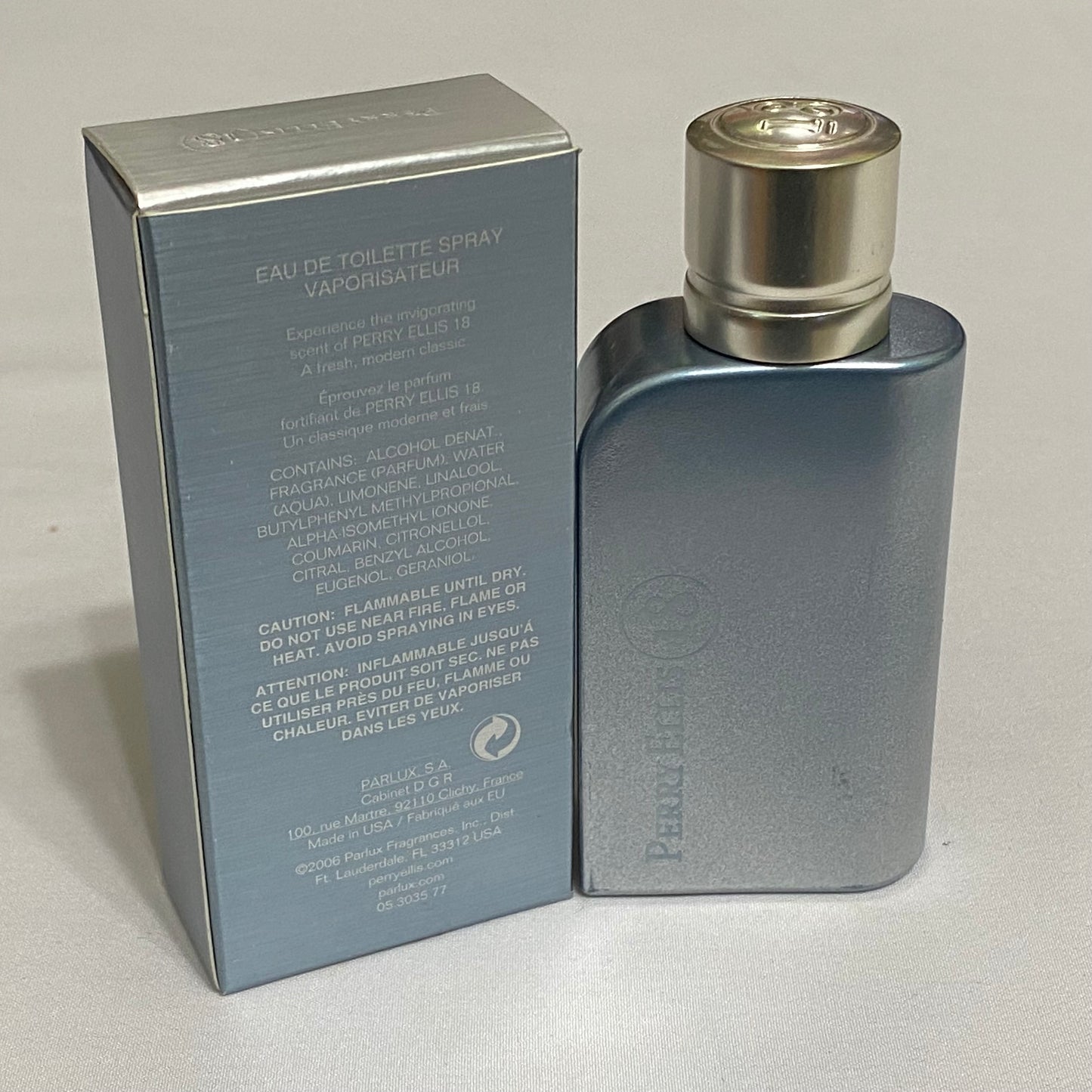 Perry Ellis 18 by Perry Ellis for Men - 1 Ounce EDT Spray