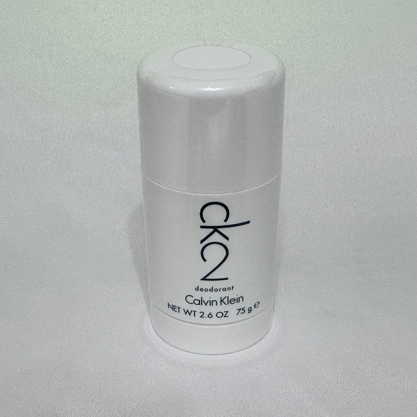 ck2 by Calvin Klen for Men or Women, Unisex 2.6 fl.oz / 75 g deodorant stick