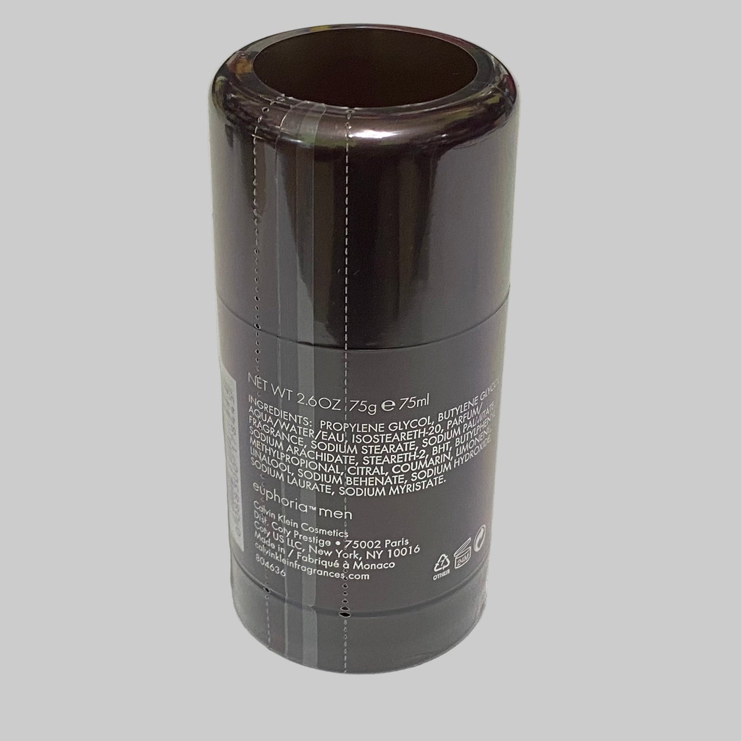 Calvin Klein Euphoria Alcohol-free Deodorant Stick for Men, 2.6 Oz