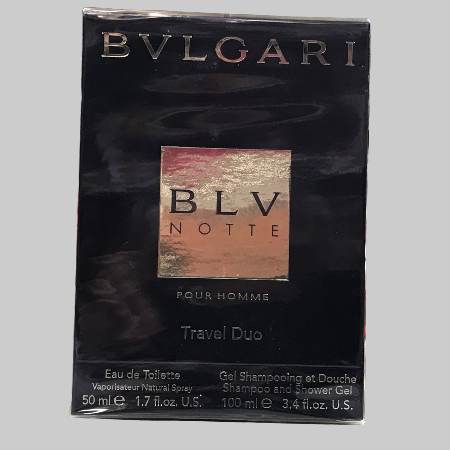 Bvlgari Blv Notte Pour Homme 2 Pcs Travel Duo Set For Men - Rare