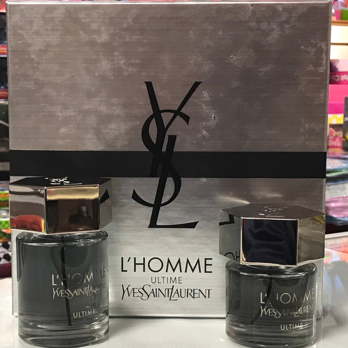Rare and hard to find: L'Homme Ultime Yves Saint Laurent Set 3.3 + 1.3 oz eau de parfum spray