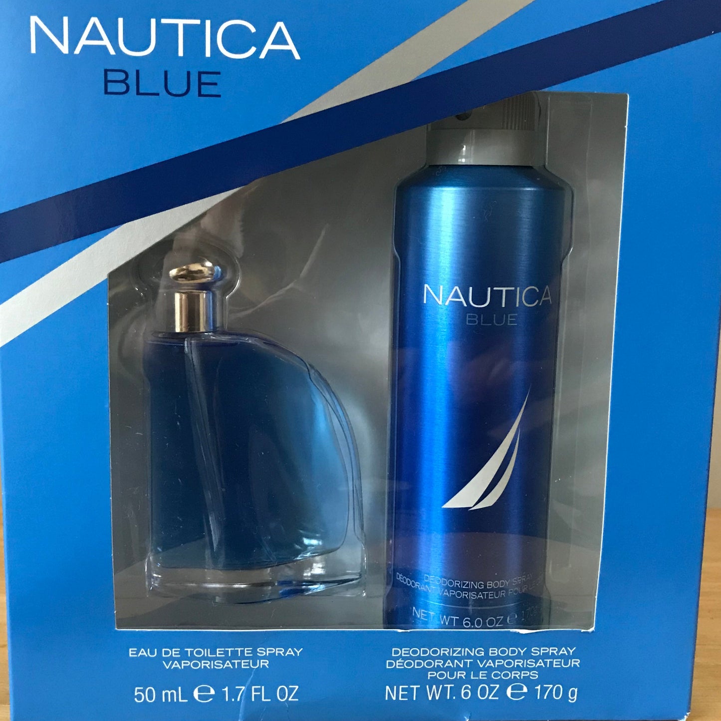 Nautica Blue By Nautica For Men 2 Pcs Set 1.7 oz