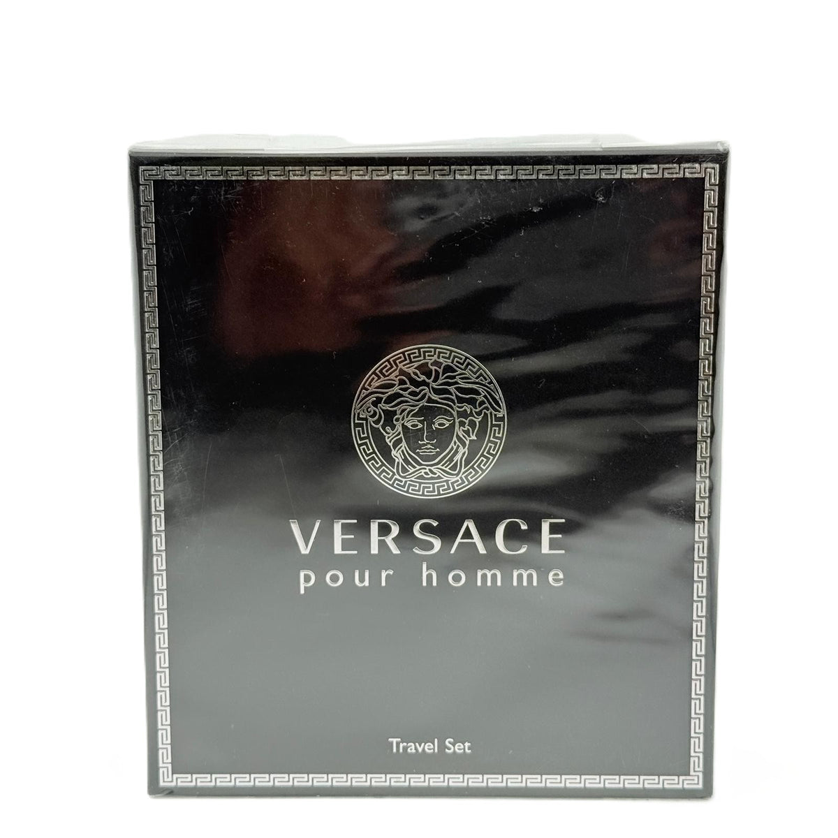 Versace Pour Homme for Men 2-Piece Gift Set | 3.4 oz EDT + Hair & Body Shampoo | Brand New Sealed