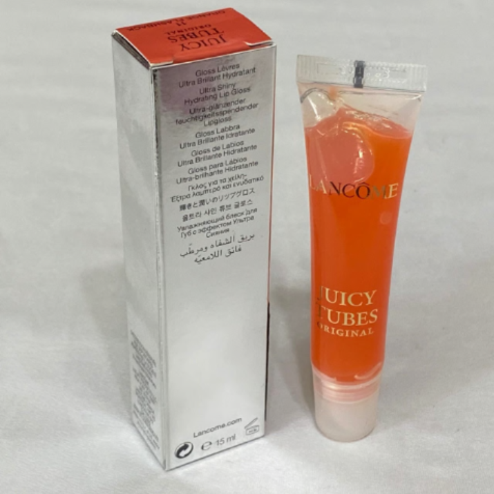 LANCOME/JUICY TUBES ORIGINAL LIP GLOSS 11 ORANGE FLASHBACK 0.5 OZ