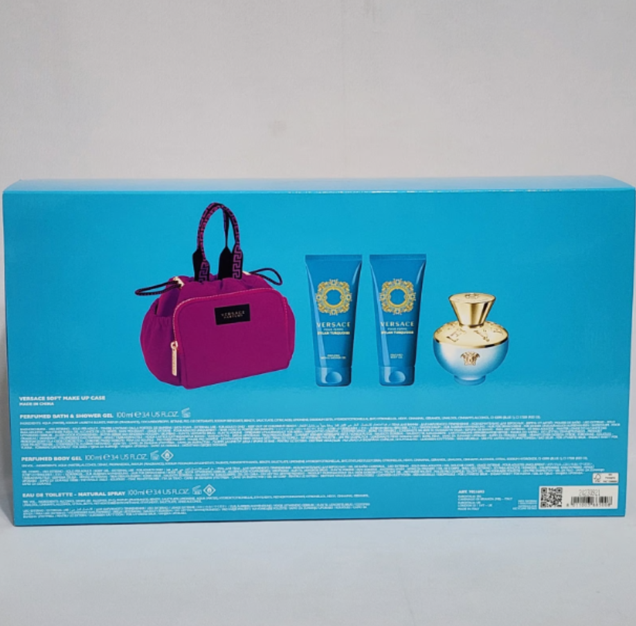 Versace Dylan Turquoise 4Pcs Set for Women