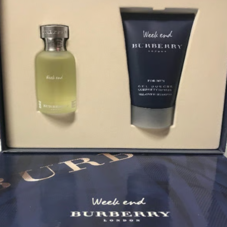 Burberry Weekend 2-PCs Men Set, 1.7 EDT spray + 3.3 oz All over shampoo