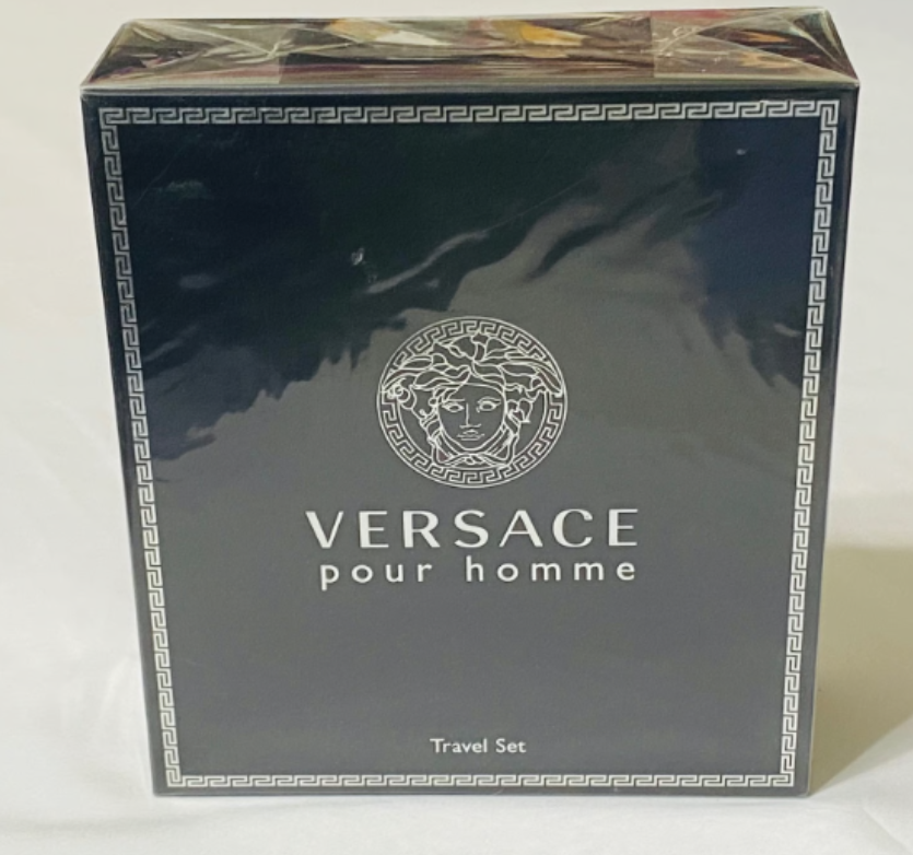 Versace Pour Homme Cologne Gift Set for Men, 2 Pieces