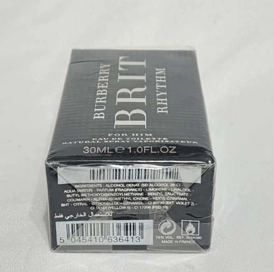 Burberry Brit Rhythm by Burberry for Men 1.0 fl.oz / 30 ml eau de toilette spray
