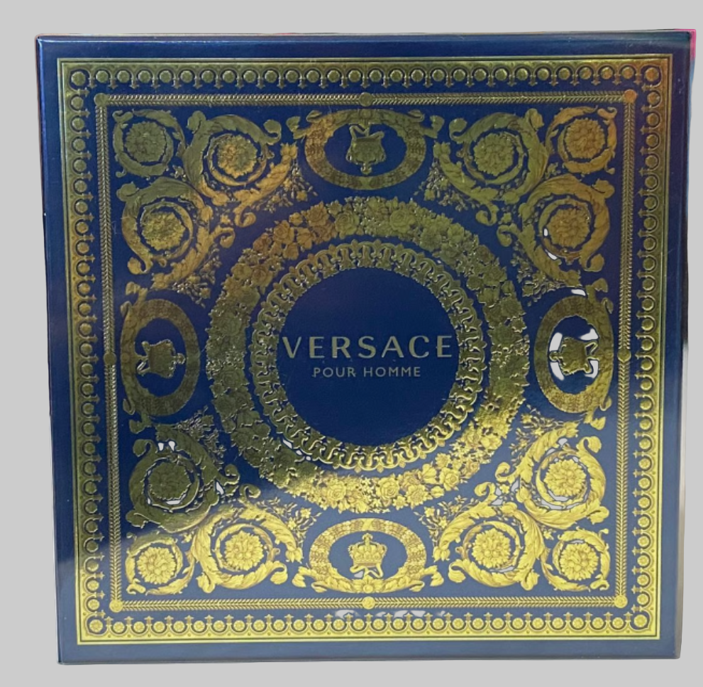 Versace Pour Homme 3.4 + 1.0 oz EDT Spray 2 bottles Men Set