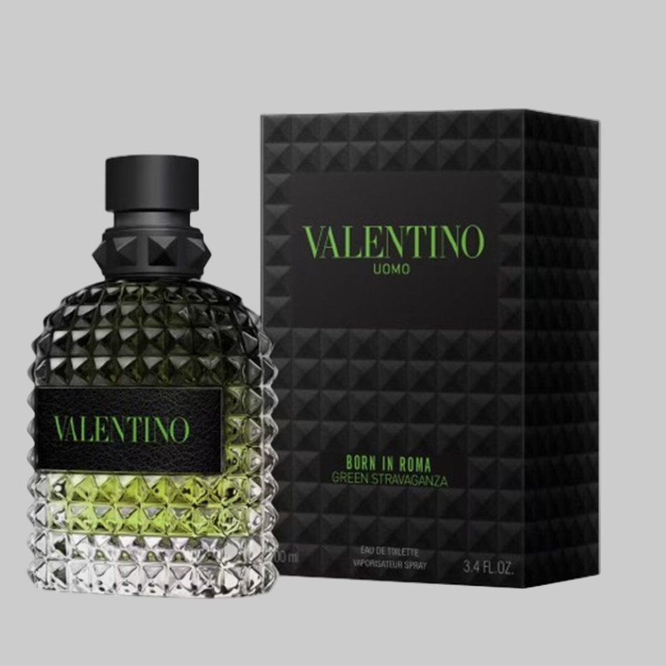 Valentino Uomo Born In Roma Green Stravaganza EDT 3.4 oz – Fresh Roman Power in a Bottle | Sealed & Authentic