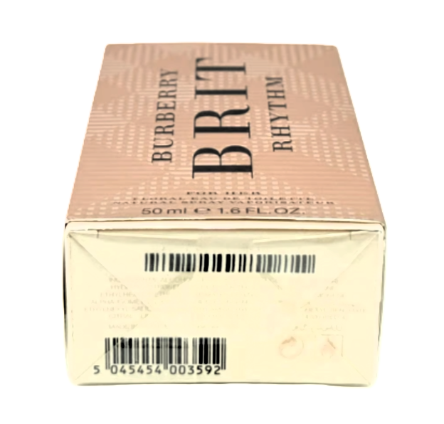 Brit Rhythm Floral for Her by Burberry | 50 ml / 1.6 fl oz EDT Spray | Cellophane Box