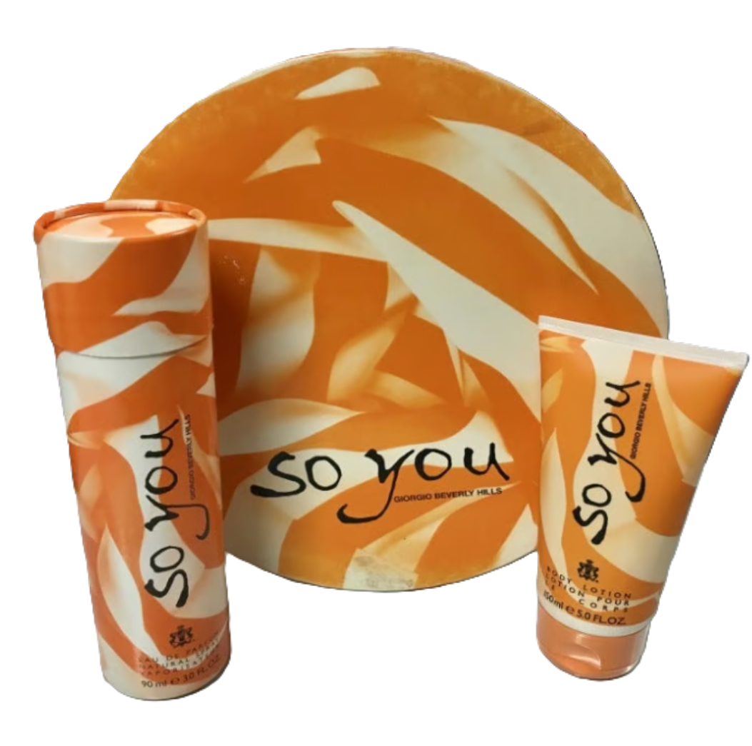 So You by Giorgio Beverly Hills 2-Pcs Gift Set for Women — EDP 3.0 fl.oz & Body Lotion 5.0 fl.oz