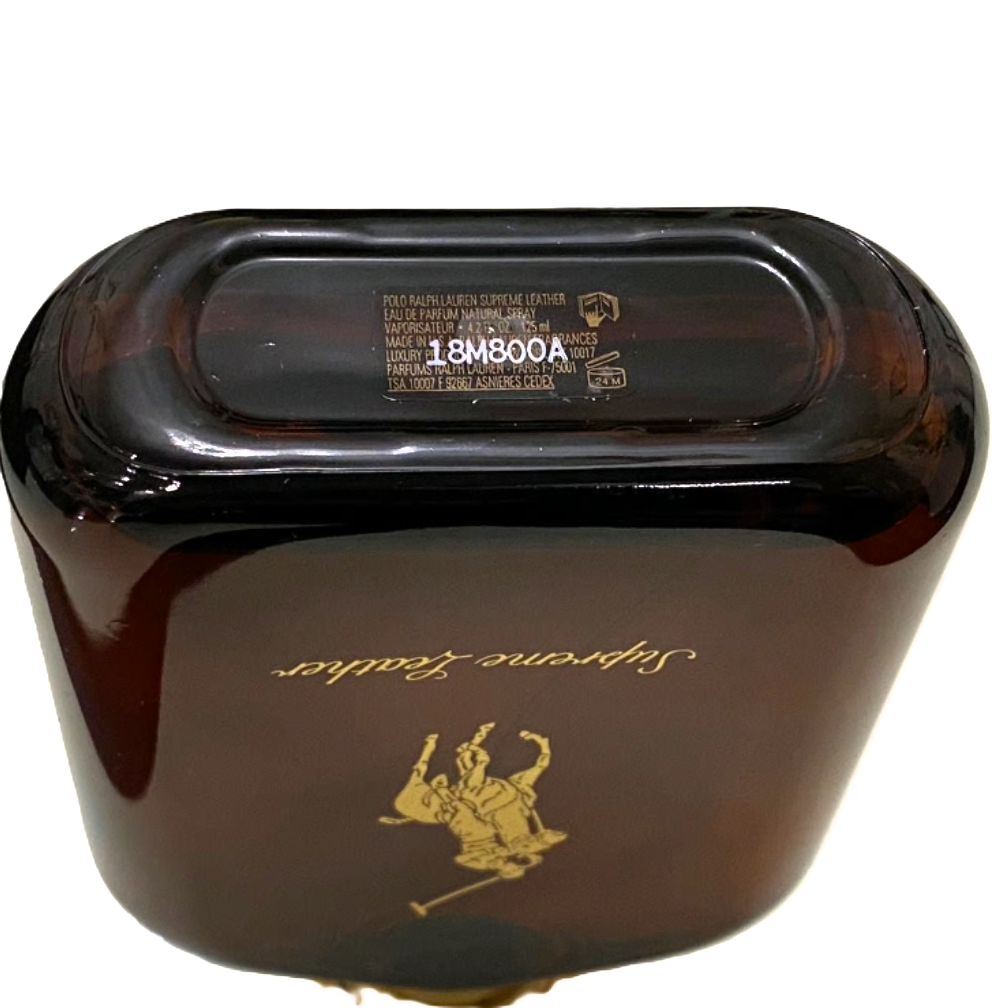 Polo Supreme Leather by Ralph Lauren for Men | 125 ml / 4.2 fl oz EDP Spray | Cap, No Original Box