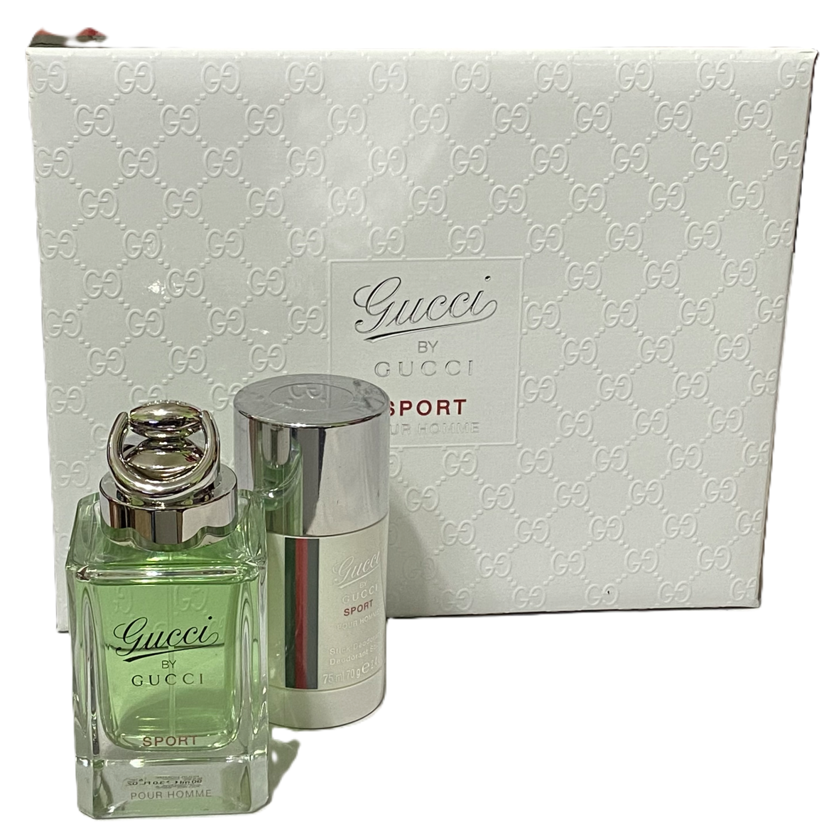 Gucci by Gucci Pour Homme Sport 2 Piece Set Includes: 3.0 oz Eau de Toilette Spray + 2.4 oz Deodorant Stick
