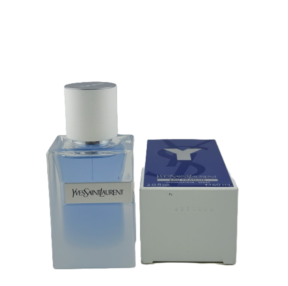 Y by Yves Saint Laurent for Men 2.0 oz Eau Fraîche Spray | New Bottle, Damaged Box