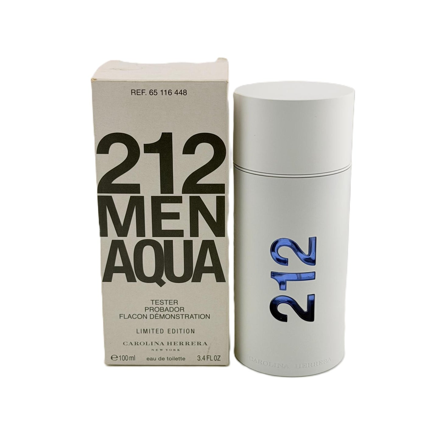 Carolina Herrera 212 Men Aqua 3.4oz / 100ml EDT Limited Edition NEW IN TESTER BOX