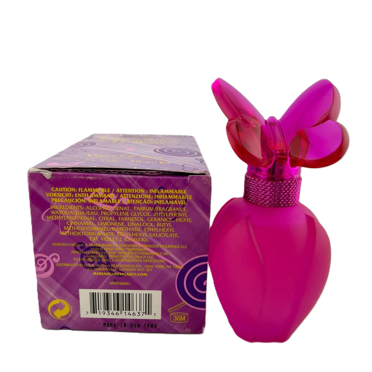 Lollipop Splash The Remix Vision of Love by Mariah Carey EDP for Women | 1.0 fl.oz / 30 ml | No Cellophane | Actual Images | Rare Discontinued | Elizabeth Arden | Ships from US
