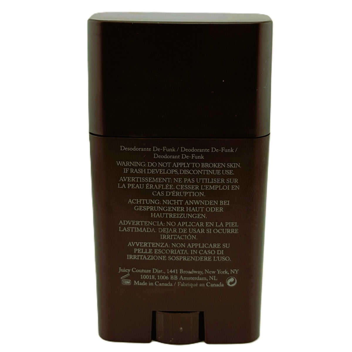 Dirty English by Juicy Couture for Men | De-Funk Deodorant Stick 75 g / 2.6 oz, No Box