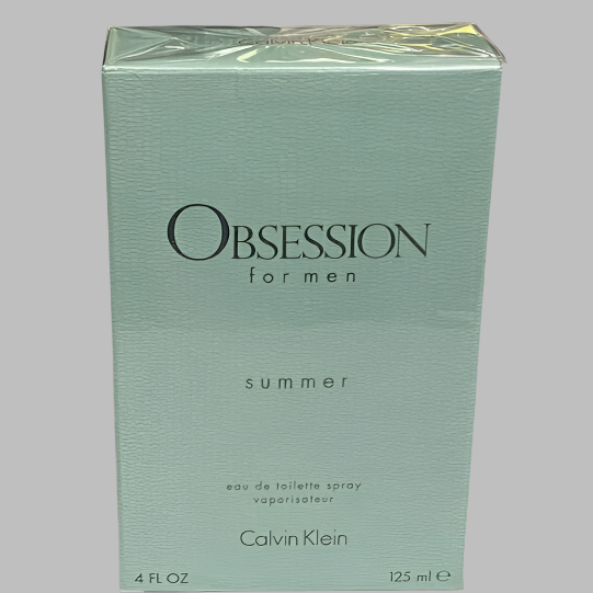 Obsession Summer by Calvin Klein for men 4.0 fl.oz / 125 ml eau de toilette spray - vintage