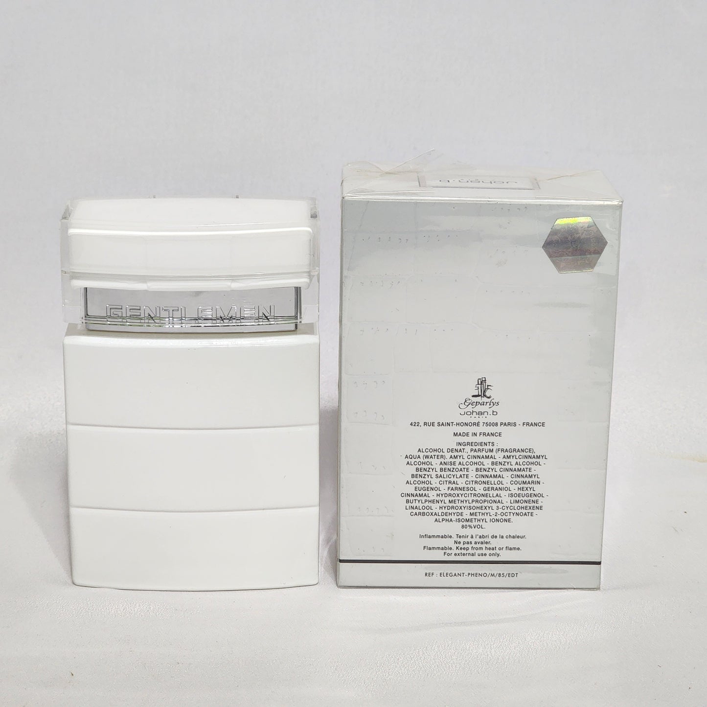 Elegant Gentlemen by johan.b Paris for men 2.8 fl.oz / 85 ml eau de toilette spray