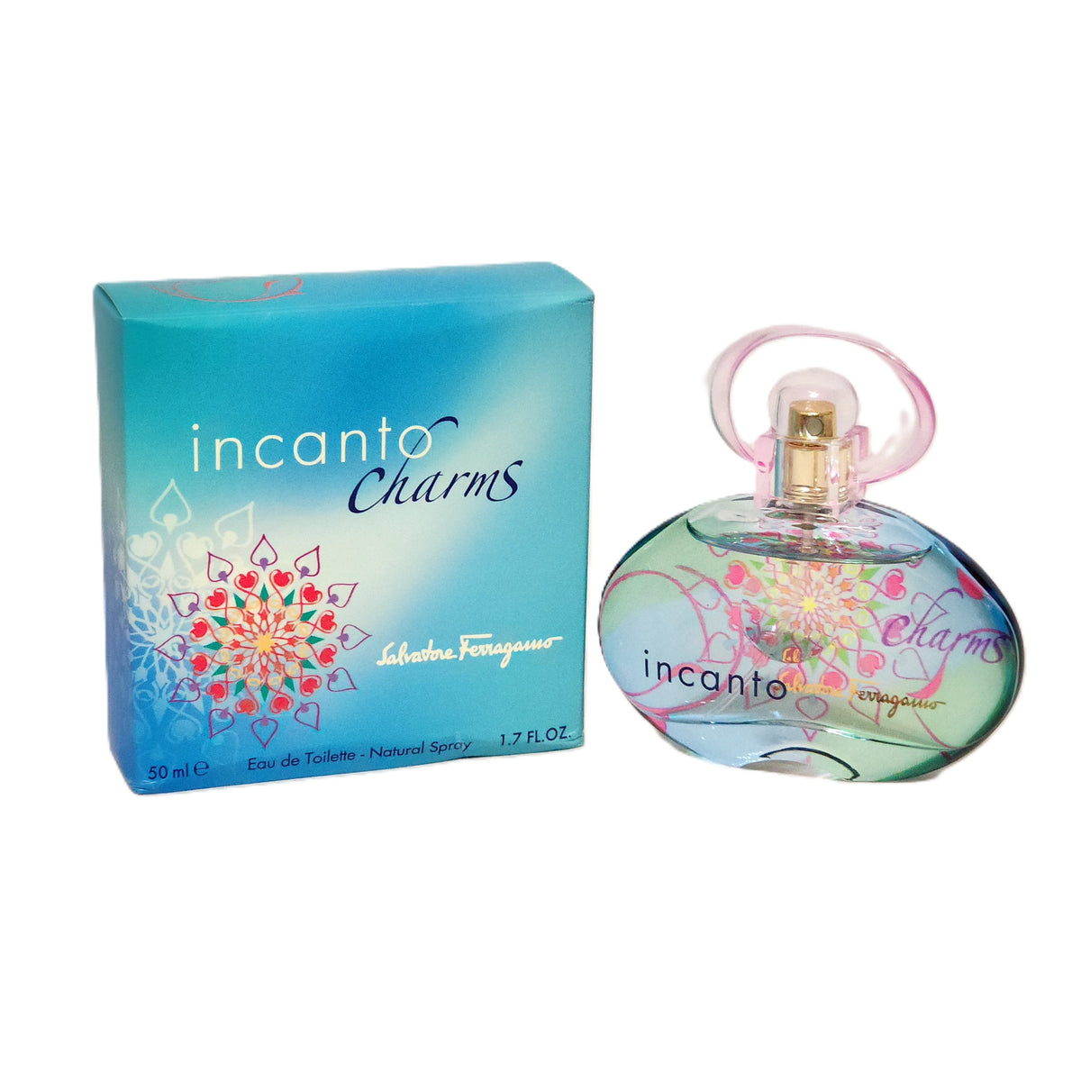 Salvatore Ferragamo Incanto Charms for Women EDT | 1.7 oz & 3-Piece Gift Set | Vintage Classic Italian Fragrance
