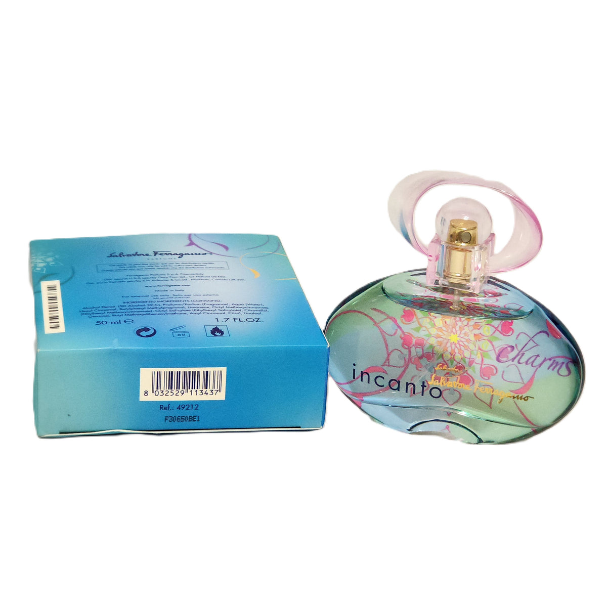 Salvatore Ferragamo Incanto Charms for Women EDT | 1.7 oz & 3-Piece Gift Set | Vintage Classic Italian Fragrance