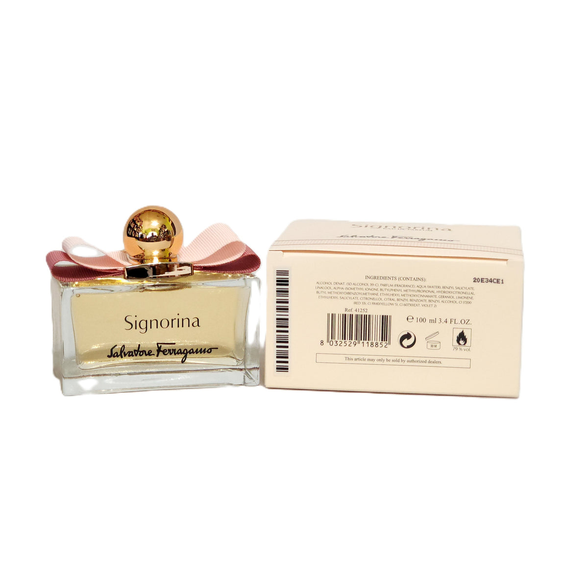 Salvatore Ferragamo Signorina for Women EDP 3.4 oz | Classic Italian Fragrance